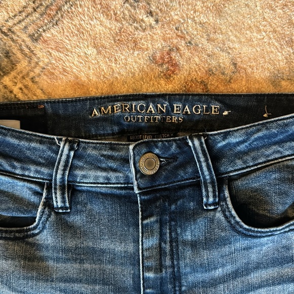 American Eagle Outfitters Next Level Stretch Ankle Cropped Jeggings - Picture 2 of 7